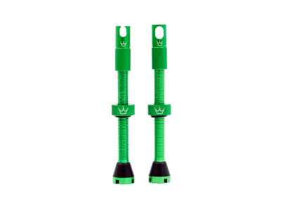 PEATY´S x Chris King Tubeless Valve Set (MK2) matte emerald 80 mm