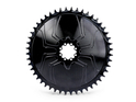 ALUGEAR Chainring round Aero Direct Mount | 1-speed narrow-wide SRAM 8-hole Road/CX/Gravel 38 Teeth black