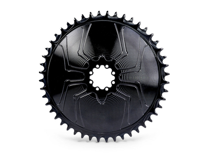 ALUGEAR Chainring round Aero Direct Mount | 1-speed narrow-wide SRAM 8-hole Road/CX/Gravel 42 Teeth silver