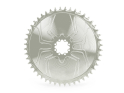 ALUGEAR Chainring round Aero Direct Mount | 1-speed narrow-wide SRAM 8-hole Road/CX/Gravel 46 Teeth red