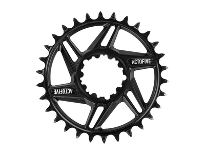 ACTOFIVE Kettenblatt Signature rund Direct Mount | 1-fach SRAM 3-Loch | BOOST schwarz