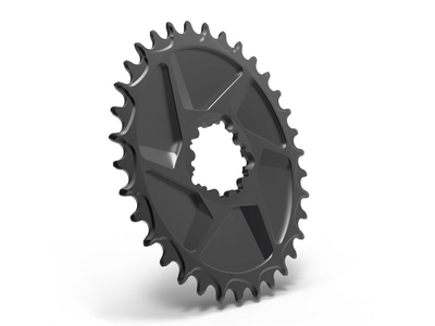 ALUGEAR Kettenblatt oval Aero Direct Mount | 1-fach narrow-wide SRAM MTB 3-Loch | BOOST 32 Zhne schwarz