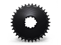 ALUGEAR Chainring round Aero Direct Mount | 1-speed narrow-wide SRAM MTB 3-hole | BOOST 28 Teeth orange