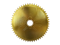 ALUGEAR Chainring round Aero Direct Mount | 1-speed narrow-wide SRAM 8-hole Road/CX/Gravel 40 Teeth gold