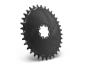 ALUGEAR Kettenblatt oval Aero Direct Mount | 1-fach narrow-wide SRAM MTB 8-Loch | BOOST 26 Zähne silber