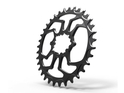 ALUGEAR Chainring oval Spider Direct Mount | 1-speed narrow-wide SRAM MTB 3-hole | SuperBOOST
