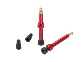 STANS Valve Set 2 Pcs universal Aluminum | 55 mm red