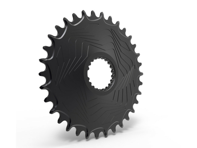 ALUGEAR Kettenblatt oval Aero Direct Mount | 1-fach narrow-wide Shimano MTB 32 Zhne rot