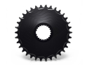ALUGEAR Chainring round Aero Direct Mount | 1-speed narrow-wide Shimano MTB 28 Teeth red