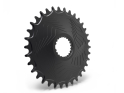 ALUGEAR Chainring round Aero Direct Mount | 1-speed narrow-wide Shimano MTB 28 Teeth red