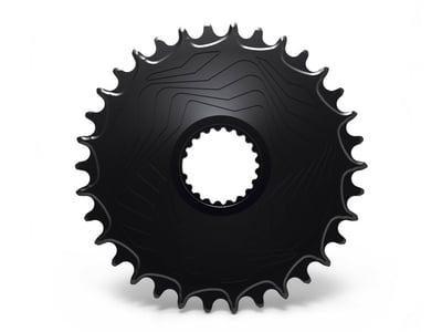ALUGEAR Chainring round Aero Direct Mount | 1-speed narrow-wide Shimano MTB 34 Teeth orange