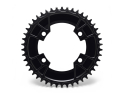 ALUGEAR Chainring round Aero 1-speed | BCD 107 mm asymmetrical narrow-wide SRAM AXS Road/CX/Gravel 40 Teeth red