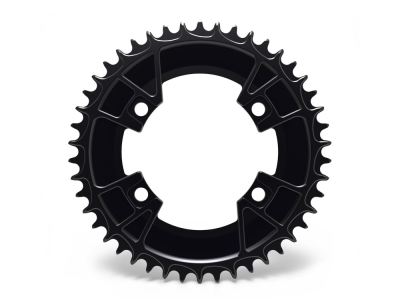 ALUGEAR Chainring round Aero 1-speed | BCD 107 mm asymmetrical narrow-