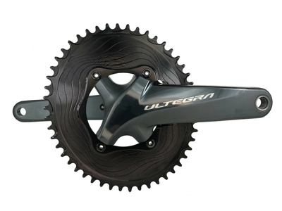 ALUGEAR Kettenblatt oval Aero 1-fach | LK 110 mm asymmetrisch narrow-wide | Dura Ace 9100 | Ultegra R8000 44 Zhne blau