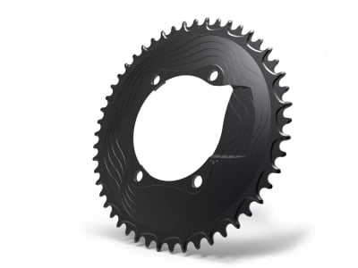 ALUGEAR Chainring round Aero 1-speed | BCD 110 mm asymmetrical narrow-wide | Dura Ace 9100 | Ultegra R8000