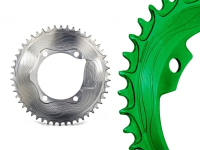 ALUGEAR Chainring round Aero 1-speed | BCD 110 mm asymmetrical narrow-