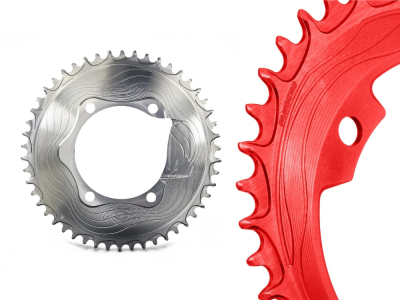 ALUGEAR Chainring round Aero 1-speed | BCD 110 mm asymmetrical narrow-