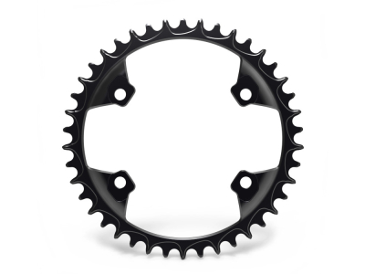 ALUGEAR Kettenblatt rund 1-fach | LK 110 mm asymmetrisch narrow-wide | Shimano GRX 44 Zähne orange