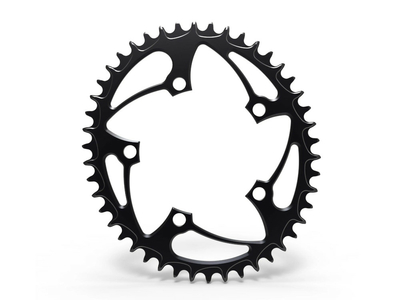ALUGEAR Chainring 1-speed | BCD 110 mm 5 Hole narrow-wide 38 Teeth silver