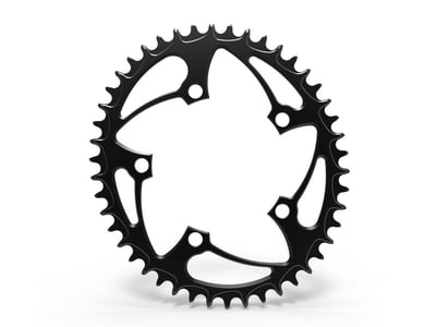 ALUGEAR Chainring 1-speed | BCD 110 mm 5 Hole narrow-wide 44 Teeth orange