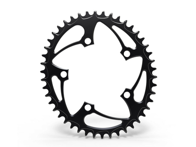 ALUGEAR Chainring 1-speed | BCD 110 mm 5 Hole narrow-wide 48 Teeth red