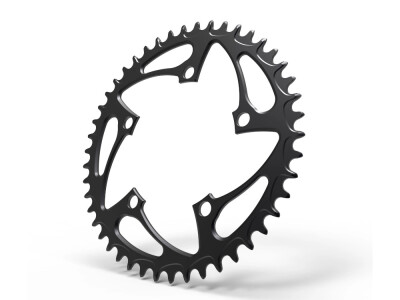 ALUGEAR Chainring 1-speed | BCD 110 mm 5 Hole narrow-wide 52 Teeth silver