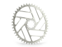 ALUGEAR Chainring oval Beachball Direct Mount | 1-speed narrow-wide SRAM 8-hole Road/CX/Gravel 42 Teeth silver