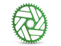 ALUGEAR Kettenblatt oval Beachball Direct Mount | 1-fach narrow-wide SRAM 8-Loch Road/CX/Gravel 42 Zähne grün