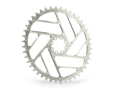 ALUGEAR Chainring oval Beachball Direct Mount | 1-speed narrow-wide SRAM 8-hole Road/CX/Gravel 44 Teeth red