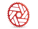 ALUGEAR Kettenblatt oval Beachball Direct Mount | 1-fach narrow-wide SRAM 8-Loch Road/CX/Gravel 46 Zähne silber
