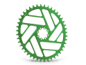 ALUGEAR Chainring oval Beachball Direct Mount | 1-speed narrow-wide SRAM 8-hole Road/CX/Gravel 46 Teeth green