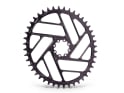 ALUGEAR Chainring oval Beachball Direct Mount | 1-speed narrow-wide SRAM 8-hole Road/CX/Gravel 48 Teeth black