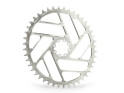 ALUGEAR Kettenblatt oval Beachball Direct Mount | 1-fach narrow-wide SRAM 8-Loch Road/CX/Gravel 48 Zähne silber
