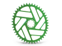 ALUGEAR Chainring oval Beachball Direct Mount | 1-speed narrow-wide SRAM 8-hole Road/CX/Gravel 48 Teeth green