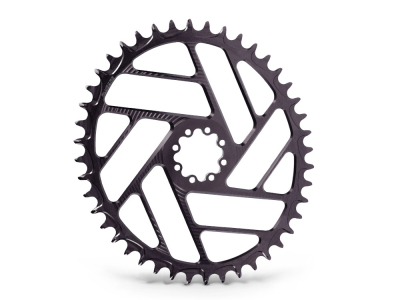 ALUGEAR Kettenblatt oval Beachball Direct Mount | 1-fach narrow-wide SRAM 8-Loch Road/CX/Gravel 52 Zähne schwarz