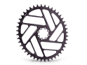 ALUGEAR Kettenblatt oval Beachball Direct Mount | 1-fach narrow-wide SRAM 8-Loch Road/CX/Gravel 52 Zähne schwarz