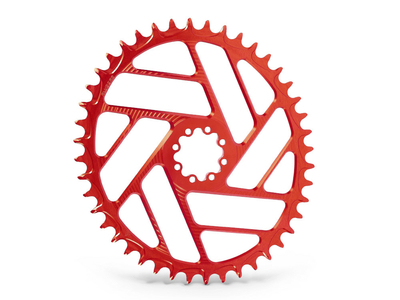 ALUGEAR Kettenblatt oval Beachball Direct Mount | 1-fach narrow-wide SRAM 8-Loch Road/CX/Gravel 52 Zhne orange