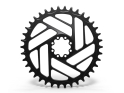 ALUGEAR Chainring round Beachball Direct Mount | 1-speed narrow-wide SRAM 8-hole Road/CX/Gravel 48 Teeth silver