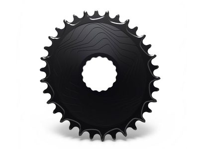 ALUGEAR Chainring oval Aero Direct Mount | 1-speed narrow-wide Race Face Cinch MTB | BOOST 26 Teeth gold