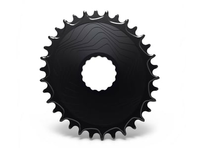ALUGEAR Chainring oval Aero Direct Mount | 1-speed narrow-wide Race Face Cinch MTB | BOOST 34 Teeth black