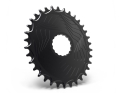 ALUGEAR Chainring oval Aero Direct Mount | 1-speed narrow-wide Race Face Cinch MTB | BOOST 34 Teeth orange