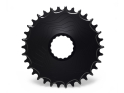 ALUGEAR Chainring round Aero Direct Mount | 1-speed narrow-wide Race Face Cinch MTB | BOOST 34 Teeth blue