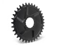 ALUGEAR Chainring round Aero Direct Mount | 1-speed narrow-wide Race Face Cinch MTB | BOOST 38 Teeth black