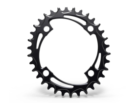 ALUGEAR Chainring oval BCD 104 mm | 1-speed narrow-wide MTB