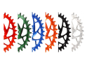 ALUGEAR Chainring oval BCD 104 mm | 1-speed narrow-wide MTB