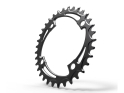 ALUGEAR Chainring oval BCD 104 mm | 1-speed narrow-wide MTB 34 Teeth red