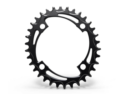 ALUGEAR Kettenblatt oval LK 104 mm | 1-fach narrow-wide MTB 38 Zähne grün