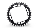 ALUGEAR Chainring round BCD 104 mm | 1-speed narrow-wide MTB 34 Teeth silver