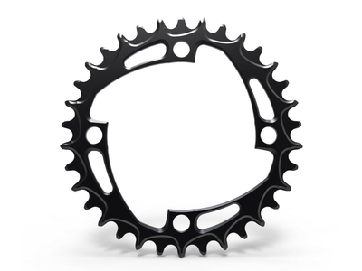 ALUGEAR Chainring round BCD 104 mm | 1-speed narrow-wide MTB 38 Teeth orange