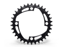 ALUGEAR Chainring round BCD 104 mm | 1-speed narrow-wide MTB 38 Teeth green